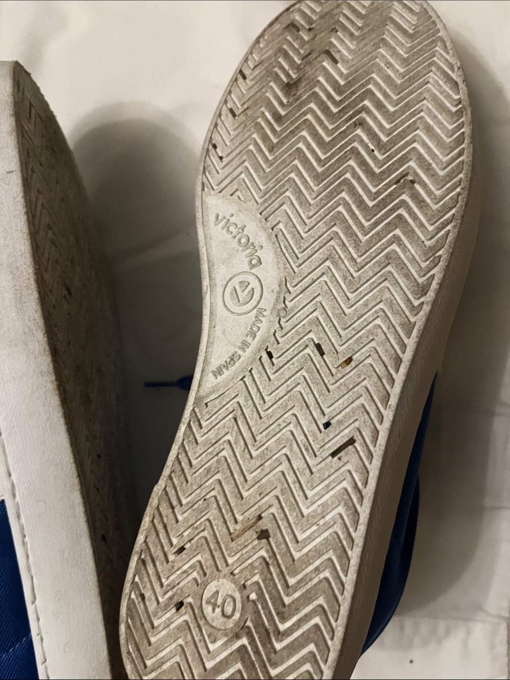 Women's Blue Suede & Textile Sneakers View 4